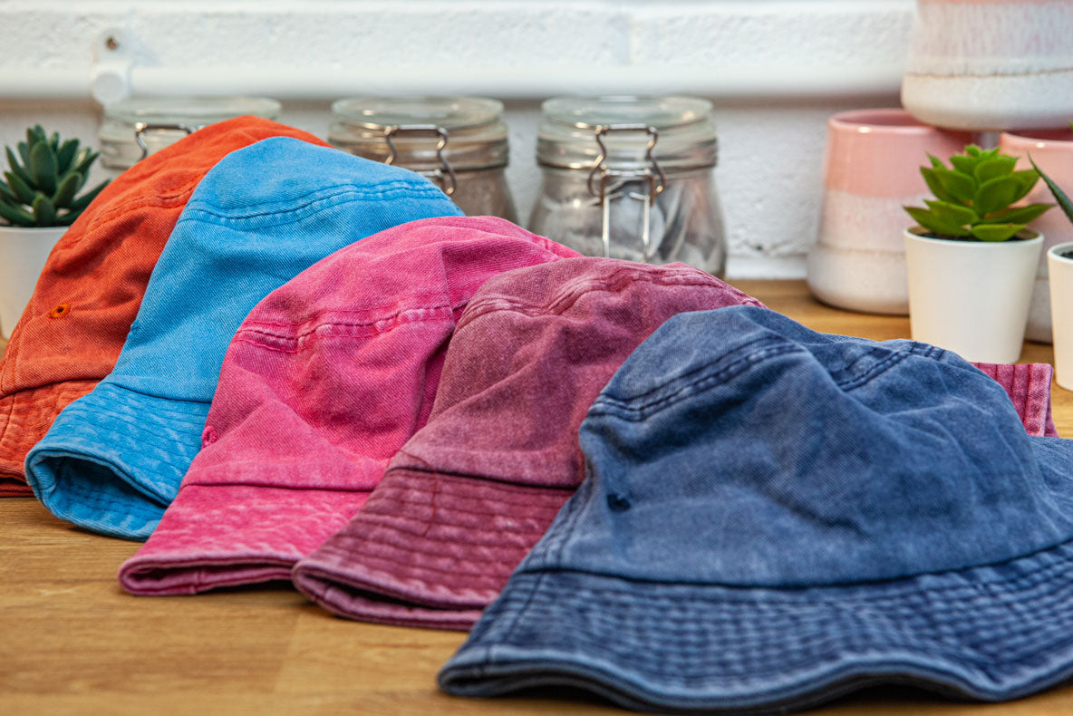 Washed Cotton Denim Unisex Kids Hat