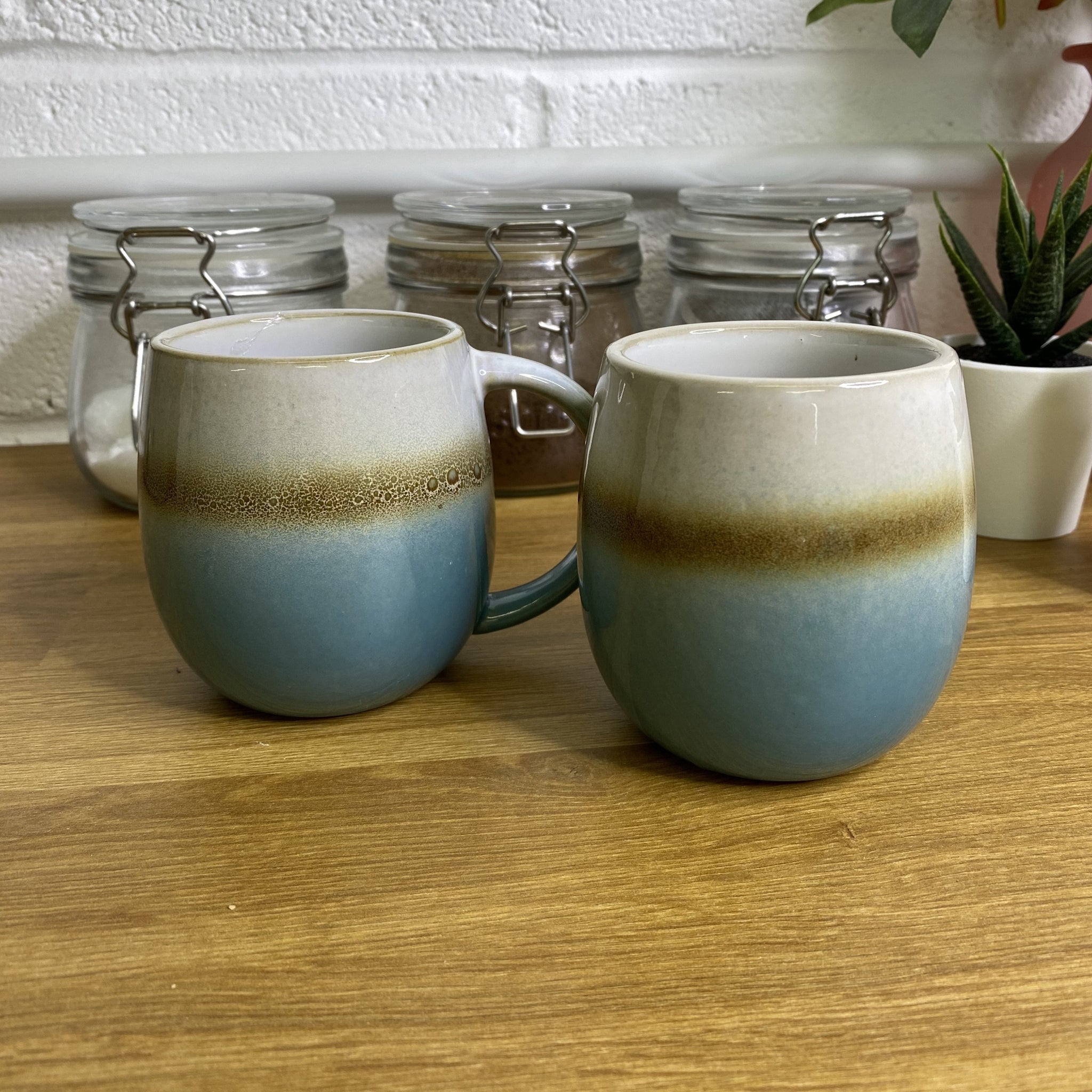 Sass and Belle - Dip glazed ombre Turquoise Mug