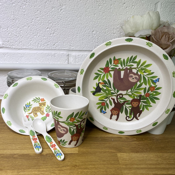 Sass and Belle - Sloth and Friends Tableware Set